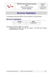 B737 Non-Normal Training Guidelines