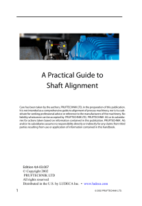 Shaft Alignment: A Practical Guide