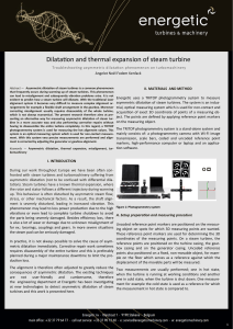 Steam Turbine Dilatation: Troubleshooting Asymmetry