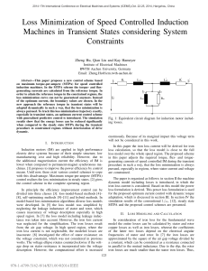 Loss Minimization in Induction Machines: Transient States