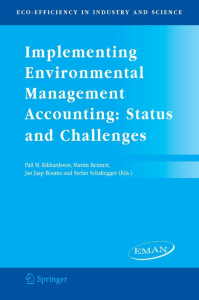 Environmental Management Accounting: Status & Challenges