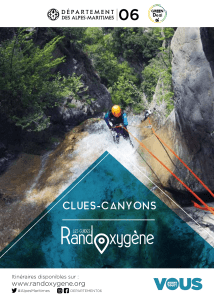 Guide Canyoning Alpes-Maritimes