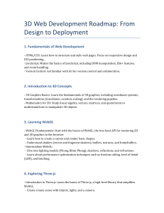 3D Web Development Roadmap: Design to Deployment