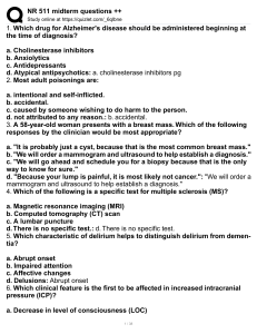 NR 511 Midterm Exam Questions