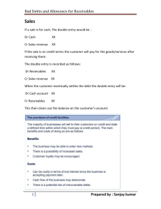 Bad Debts & Allowance for Receivables: Accounting Guide