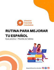 Guía para Mejorar tu Español + Plantilla de Hábitos