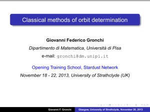 Classical Orbit Determination Methods