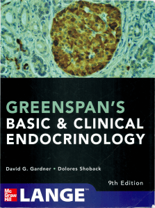 Greenspan's Basic & Clinical Endocrinology Textbook