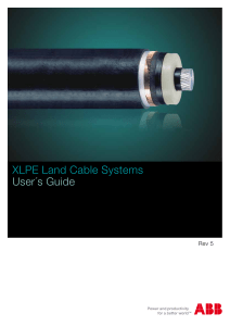 XLPE Land Cable Systems User's Guide