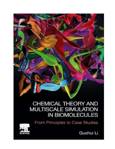 Chemical Theory & Simulation in Biomolecules Textbook