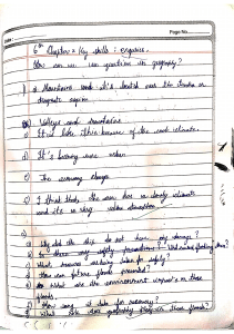 Geography Questions & Answers: Student Notebook