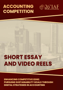 Accounting Competition: Essay & Video Reels