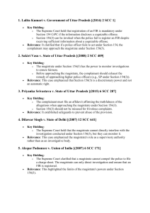 CrPC Section 156(3) Case Law