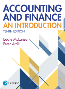 Accounting and Finance: An Introduction, 10th Edition