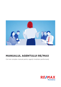 Manualul Agentului RE/MAX România