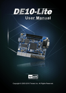 DE10-Lite User Manual