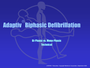 Adaptiv Biphasic Defibrillation: Technical Overview