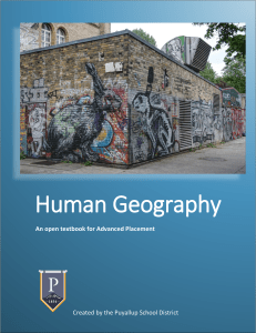 Human Geography Textbook for AP