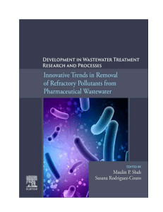 Wastewater Treatment Research: Pharmaceutical Pollutants Removal