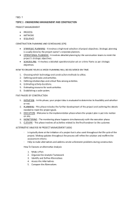 Engineering Management & Construction Course Material