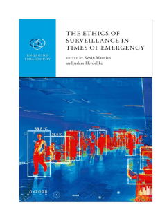 Ethics of Surveillance in Emergencies Ebook