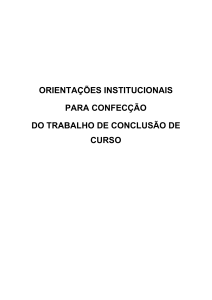 Manual TCC: Orientações Institucionais para Pós-Graduação