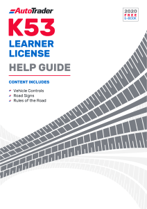 K53 Learner License Help Guide: Road Rules & Signs