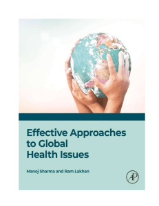 Effective Approaches to Global Health Issues