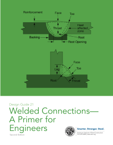 Welded Connections Design Guide for Engineers