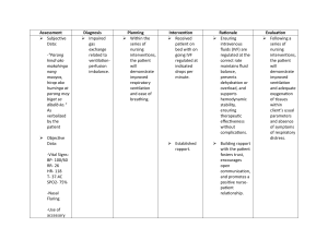 Nursing Care Plan: Impaired Gas Exchange