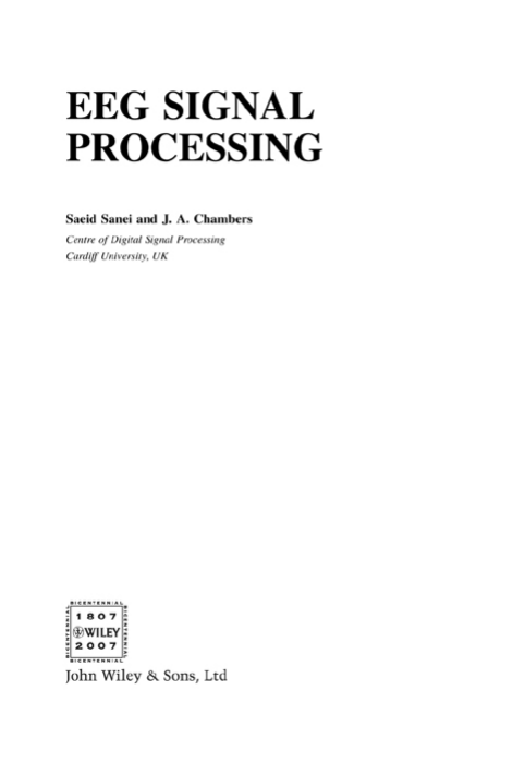 EEG Signal Processing Textbook