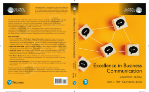 Excellence in Business Communication Textbook