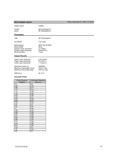 Soil Analysis Report: GP EarthingGrid 1