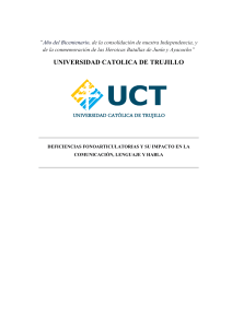 Deficiencias Fonoarticulatorias: Impacto y Diagnóstico