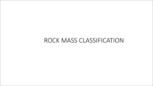 Rock Mass Classification Systems: RQD, RMR, GSI, Q-System