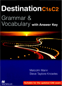 Destination C1&C2 Grammar & Vocabulary Textbook