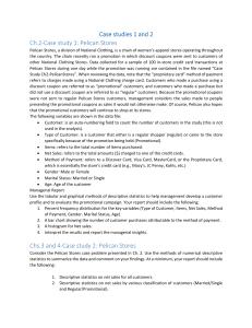 Pelican Stores Case Study: Customer & Sales Analysis