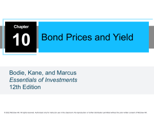 Bond Prices and Yield: Investment Essentials