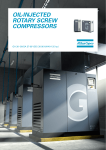 Oil-Injected Rotary Screw Compressors GA 30+-90 Brochure