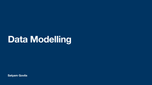 Data Modeling: ER Diagrams, Attributes, Relationships, Keys