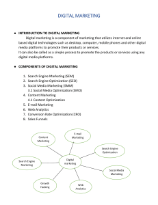 Digital Marketing Overview: SEM, SEO, SMM & More