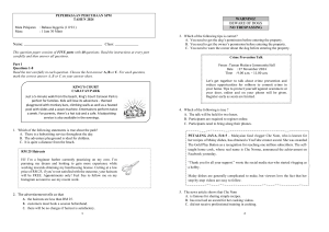 SPM English Trial Exam Paper 2024