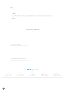 ICDL Digital Competence Programs Overview