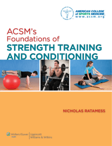 ACSM's Strength Training & Conditioning Textbook