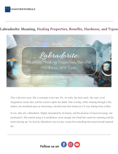 Labradorite: Meaning, Properties, Benefits, and Types