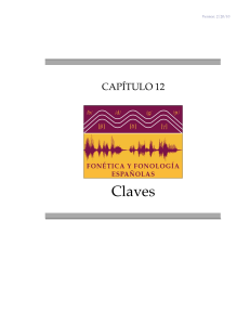 Fonética y Fonología Española: Claves de /b/, /d/, /g/