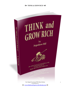 Think and Grow Rich eBook: Success Principles