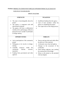 Bridge Construction Project Analysis: SWOT & Framework