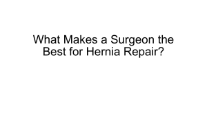 Best Hernia Surgeon: What to Look For