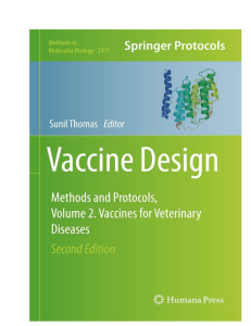 Vaccine Design: Veterinary Diseases Methods & Protocols